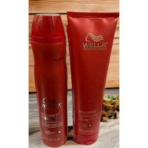 Wella Brilliance Shampoo 10.1 oz & Conditioner 8.4 oz Duo